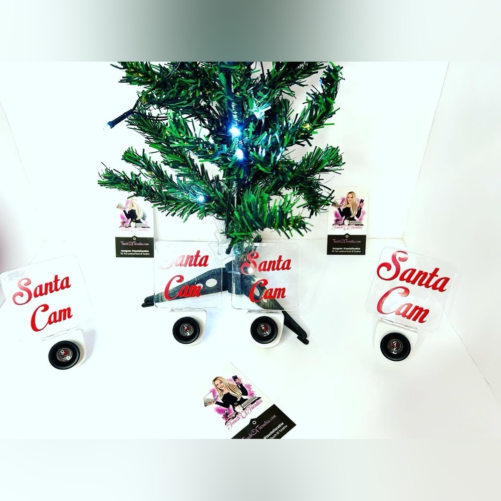 Santa Cam Nightlight, North Pole Surveillance, or Santa’s Watching Nightlight